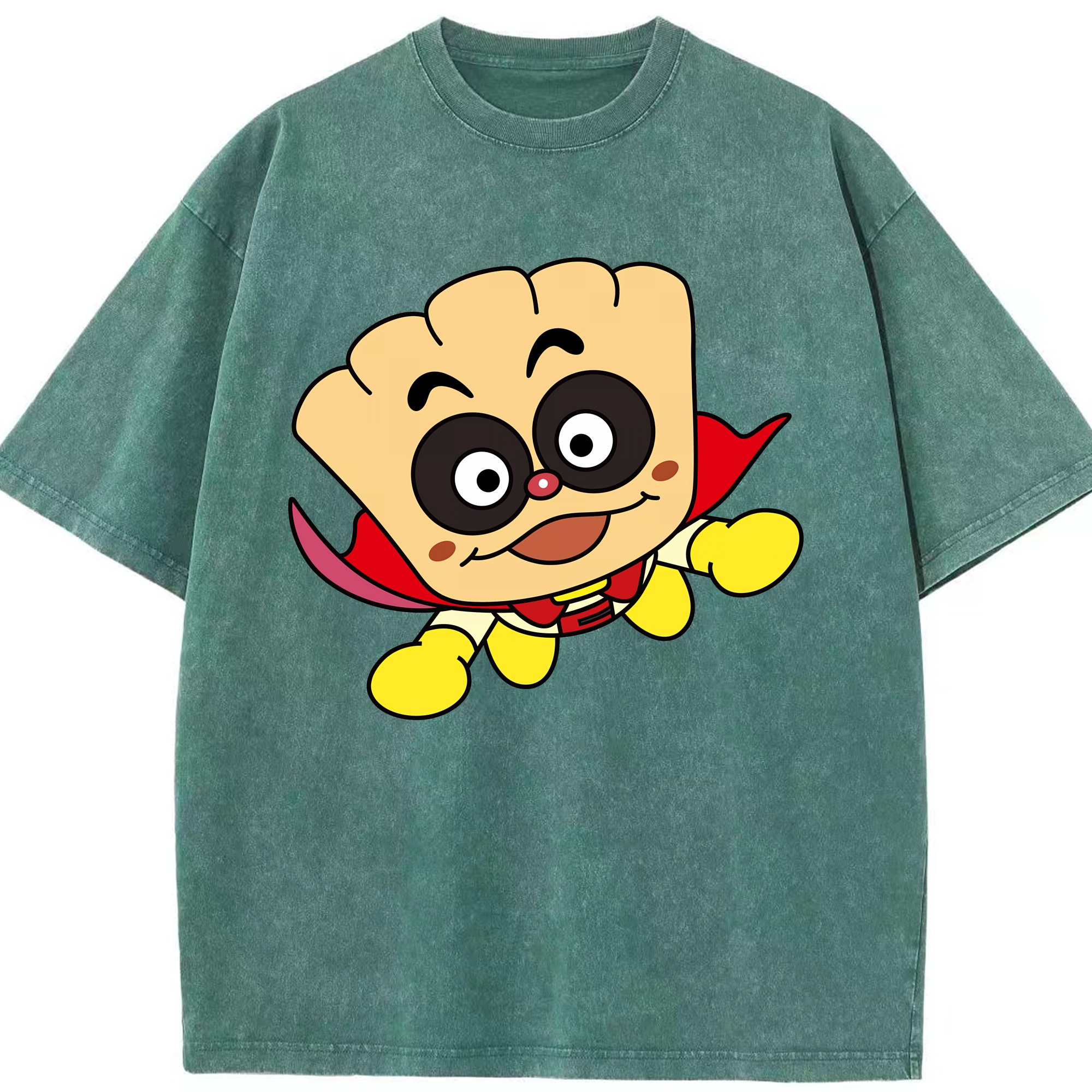 （画像用） アンパンマン Anpanman 綿100% ヴィンテージ風 半袖Tシャツ（フロントプリント）